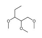 1,2,3-trimethoxypentane Structure