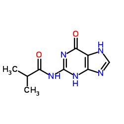 N-(6-Oxo-6,7-dihydro-1H-purin-2-yl)isobutyramide structure