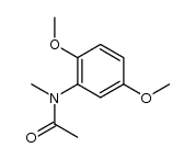 N-(2',5'-dimethoxyphenyl)-N-methylacetamide Structure