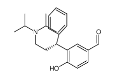 (R)-N,N-diisopropyl-3-phenyl-3-(5-formyl-2-hydroxyphenyl)propyl-1-amine Structure