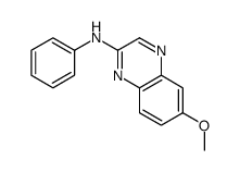 6-methoxy-N-phenylquinoxalin-2-amine结构式