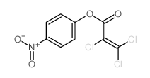 2-Propenoic acid,2,3,3-trichloro-, 4-nitrophenyl ester Structure