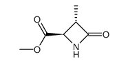 2-Azetidinecarboxylicacid,3-methyl-4-oxo-,methylester,(2R,3S)-(9CI)结构式