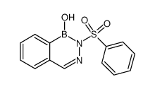 2-(phenylsulfonyl)-2,3,1-benzodiazaborinin-1(2H)-ol结构式