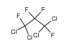 1,1,3,3-tetrachloro-1,2,2,3-tetrafluoropropane Structure