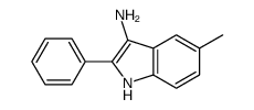 5-methyl-2-phenyl-1H-indol-3-amine结构式