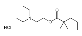 2-(diethylamino)ethyl 2,2-dimethylpentanoate,hydrochloride结构式