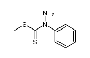 2-Phenyldithiocarbazic acid methyl ester Structure