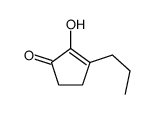 2-hydroxy-3-propylcyclopent-2-en-1-one Structure