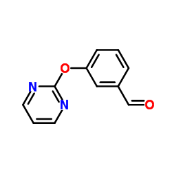 3-(2-嘧啶氧基)-苯甲醛结构式