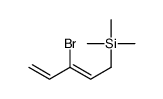 3-bromopenta-2,4-dienyl(trimethyl)silane Structure