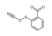 2-nitrobenzenesulfenyl thiocyanate结构式