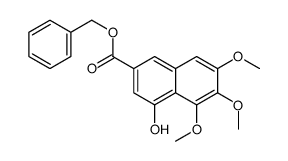 Benzyl 4-hydroxy-5,6,7-trimethoxy-2-naphthoate Structure