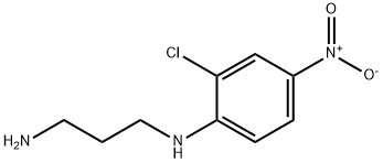 N-(2-chloro-4-nitrophenyl)propane-1,3-diamine structure