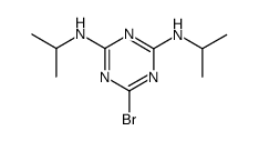 6-bromo-N,N'-diisopropyl-[1,3,5]triazine-2,4-diamine Structure