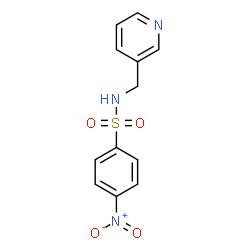 4-nitro-N-(pyridin-3-ylmethyl)benzenesulfonamide Structure