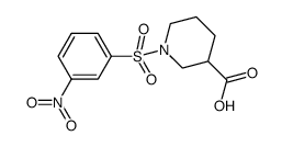 1-(3-NITRO-BENZENESULFONYL)-PIPERIDINE-3-CARBOXYLIC ACID picture