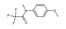 p-Methoxy-N-methyltrifluoroacetanilide Structure