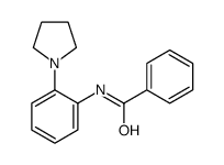 N-(2-pyrrolidin-1-ylphenyl)benzamide结构式