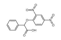 (2,4-dinitro-phenoxy)-phenyl-acetic acid Structure
