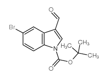 1-BOC-5-BROMO-3-FORMYLINDOLE Structure