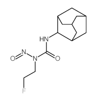 Urea, N-(2-fluoroethyl)-N-nitroso-N-tricyclo(3.3.1.13,7)dec-2-yl- (9CI)结构式