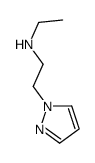 N-ETHYL-2-(1H-PYRAZOL-1-YL)ETHANAMINE structure