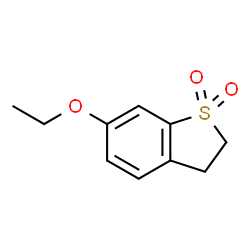 Benzo[b]thiophene, 6-ethoxy-2,3-dihydro-, 1,1-dioxide (9CI)结构式