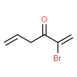 1,5-Hexadien-3-one,2-bromo-结构式