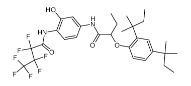 2-FLUOROBUTADIENE-5-(2-(2,4-DI-TERT-AMYLPHENOXY)BUTANAMIDE结构式