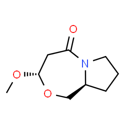 1H,5H-Pyrrolo[2,1-c][1,4]oxazepin-5-one,hexahydro-3-methoxy-,(3S,9aS)-(9CI) structure