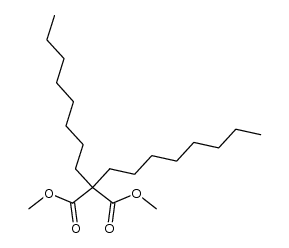 dimethyl 2,2-dioctylmalonate结构式