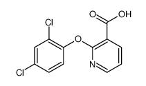 2-(2,4-Dichlorophenoxy)nicotinic acid结构式