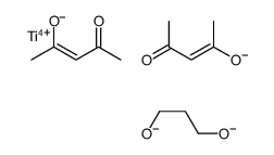 bis(pentane-2,4-dionato-O,O')(propane-1,3-diolato-O,O')titanium Structure