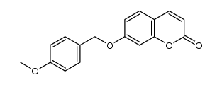 7-[(4-methoxyphenyl)methoxy]chromen-2-one Structure