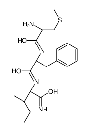 (2S,3S)-2-[[(2S)-2-[[(2R)-2-amino-3-methylsulfanylpropanoyl]amino]-3-phenylpropanoyl]amino]-3-methylpentanamide结构式