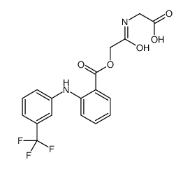 2-((Carboxymethyl)amino)-2-oxoethyl 2-((3-(trifluoromethyl)phenyl)amin o)benzoate结构式