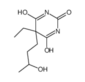 5-Ethyl-5-(3-hydroxybutyl)pyrimidine-2,4,6(1H,3H,5H)-trione结构式
