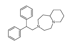 3-(2,2-diphenylethyl)-2,4,5,7,8,9,10,10a-octahydro-1H-pyrido[1,2-d][1,4]diazepine结构式