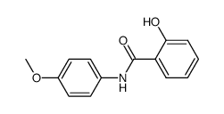 4'-methoxysalicylanilide结构式