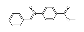 (Z)-N-(4-(methoxycarbonyl)phenyl)-1-phenylmethanimine oxide结构式