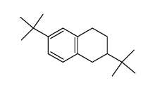 2,6-di-t-butyl-1,2,3,4-tetrahydronaphthalene结构式