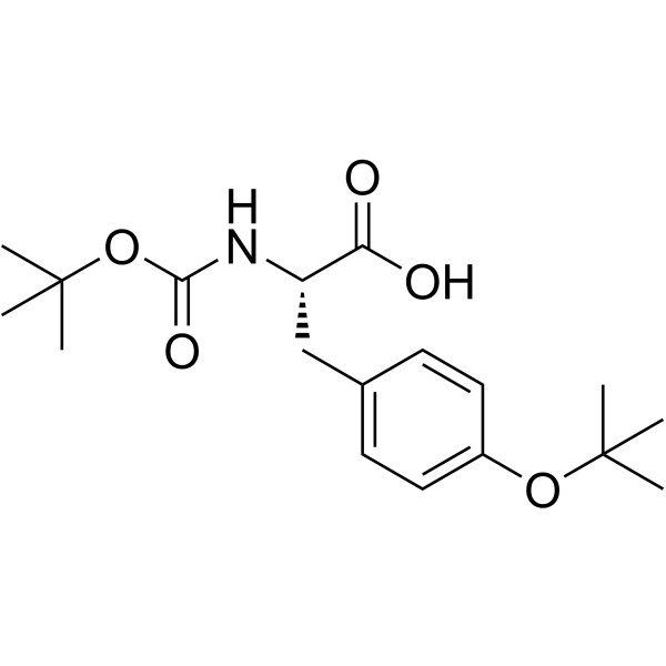 Boc-Tyr(tBu)-OH structure