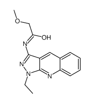 N-(1-ethylpyrazolo[3,4-b]quinolin-3-yl)-2-methoxyacetamide Structure