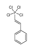 tetrachloro(2-phenylethenyl)-λ5-phosphane Structure