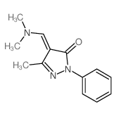 4-(Dimethylamino)methylene-3-methyl-1-phenyl-2-pyrazolin-5-one picture