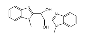 (1R,2R)-1,2-bis(1-methylbenzimidazol-2-yl)ethane-1,2-diol Structure