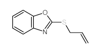 2-prop-2-enylsulfanylbenzooxazole结构式
