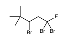1,1,3-tribromo-1-fluoro-4,4-dimethylpentane Structure