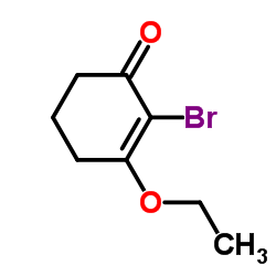 2-Cyclohexen-1-one,2-bromo-3-ethoxy-(9CI) structure